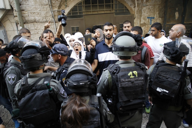 Mescidi Aksa'da İsrail zorbalığı 2