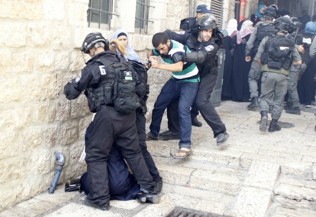 Mescidi Aksa'da İsrail zorbalığı 4