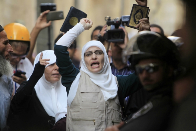 Mescidi Aksa'da İsrail zorbalığı 5