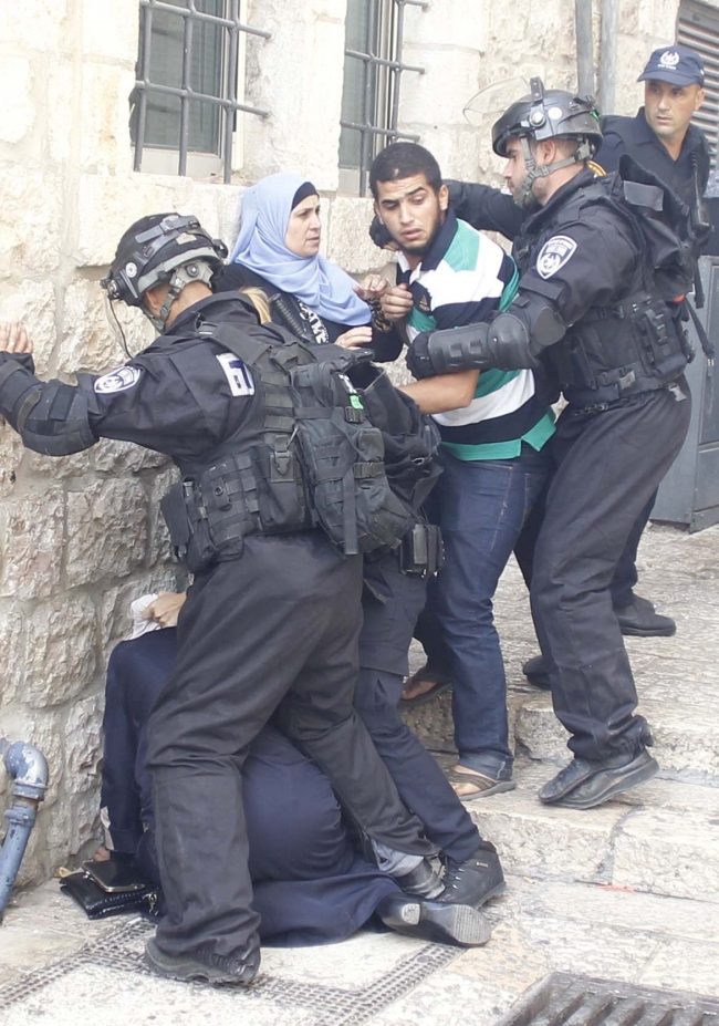 Mescidi Aksa'da İsrail zorbalığı 7