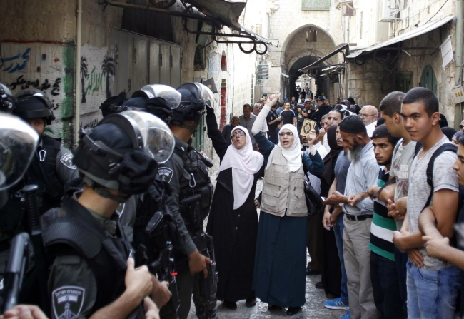 Mescidi Aksa'da İsrail zorbalığı 9