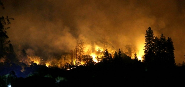 Kaliforniya yangına teslim oldu 3