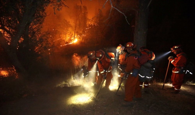Kaliforniya yangına teslim oldu 10