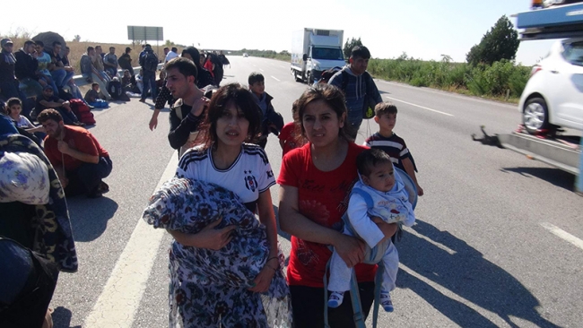 TEM'de mülteci seli! 19