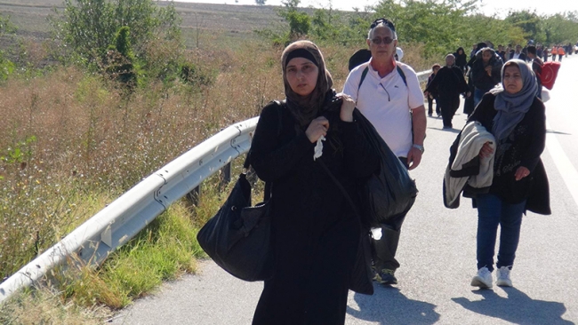 TEM'de mülteci seli! 14