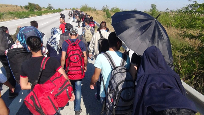 TEM'de mülteci seli! 25