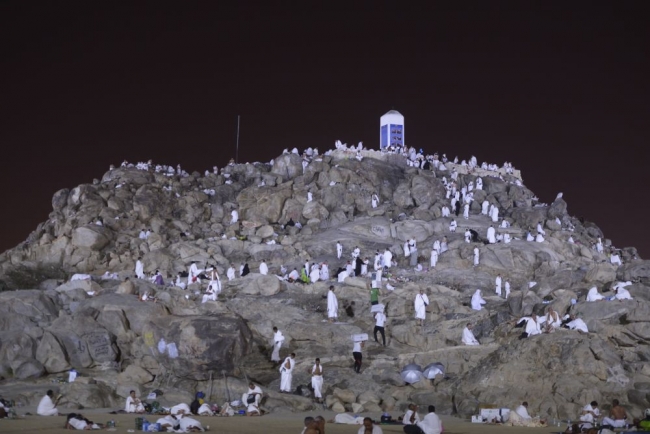 Hacı adayları Arafat'ta 1