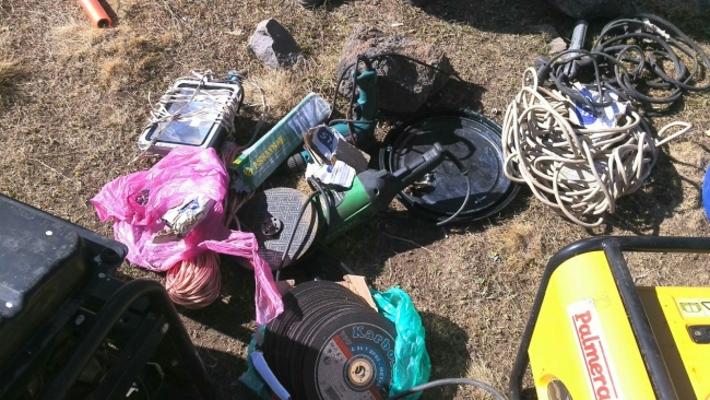 Ağrı Dağı'nda patlayıcı üretim merkezi! 3