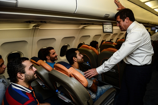 Türk işçileri bakanlar getirdi 1