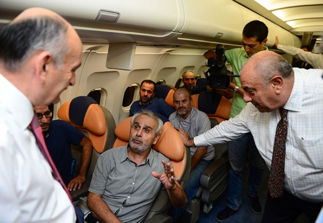 Türk işçileri bakanlar getirdi 7