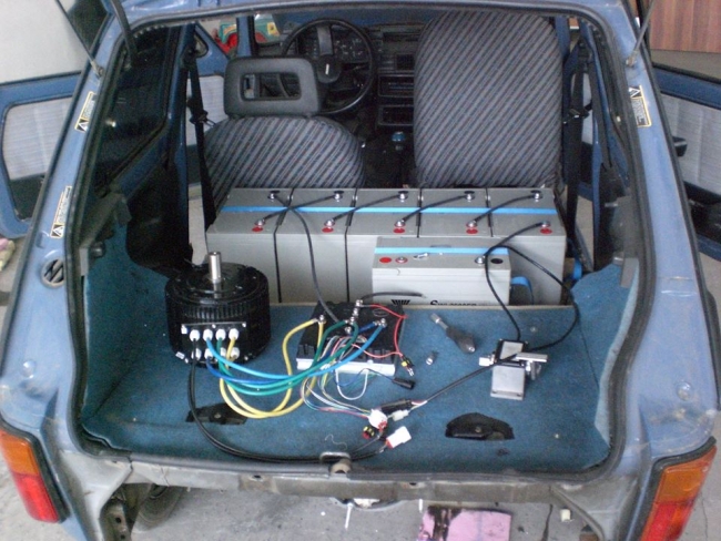 90 model külüstürden elektrikli araç yaptı 13