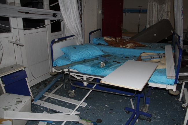 Şemdinli'de PKK bombası hastaneyi harabeye çevirdi 7