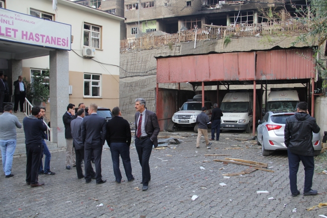 Şemdinli'de PKK bombası hastaneyi harabeye çevirdi 8