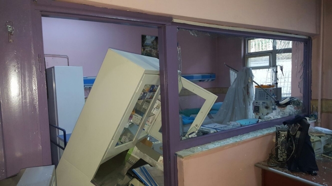 Şemdinli'de PKK bombası hastaneyi harabeye çevirdi 12