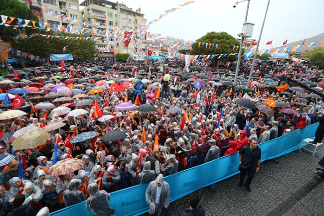 Beraber ıslandılar yağmurda! 6