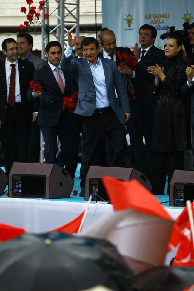 Beraber ıslandılar yağmurda! 26