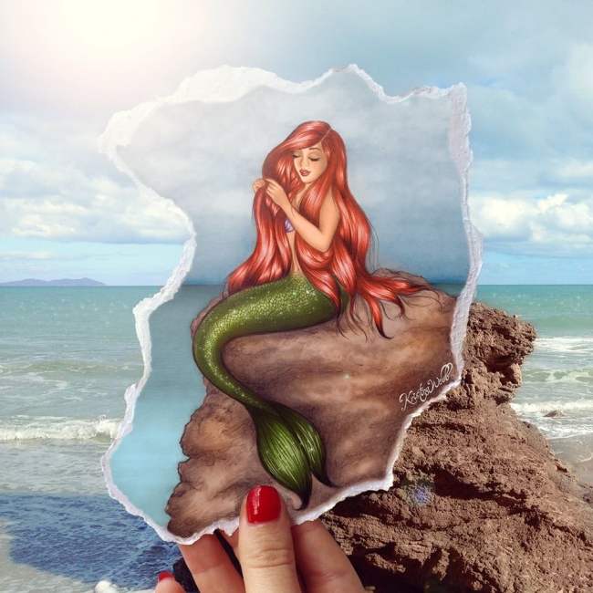 19 yaşındaki sanatçıdan malzemesi bol üç boyutlu çizimler 15