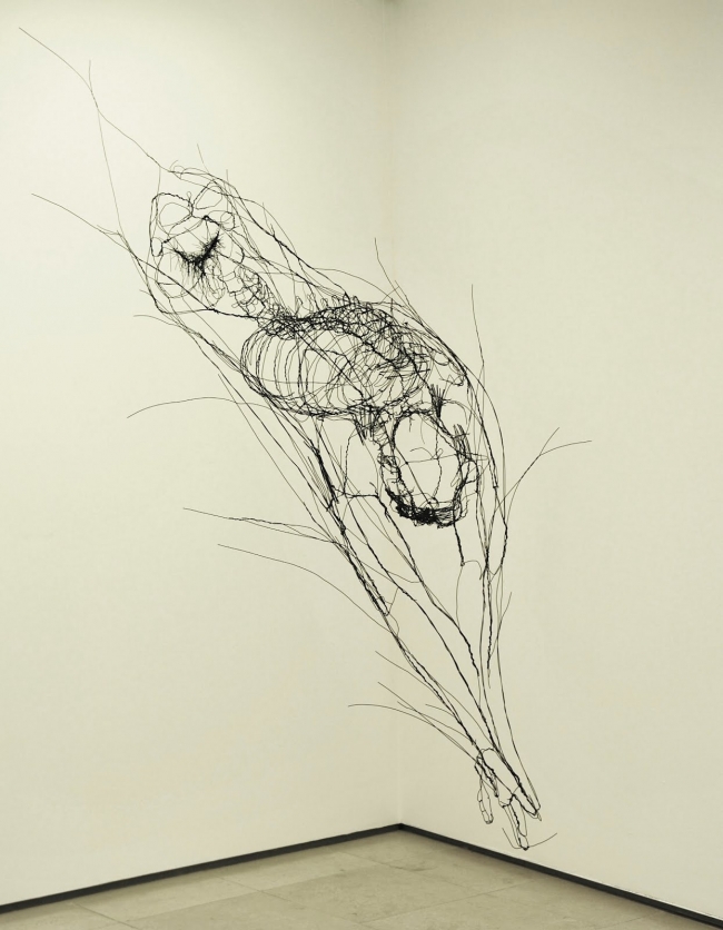 Havaya karakalem resimler çiziyor! 6