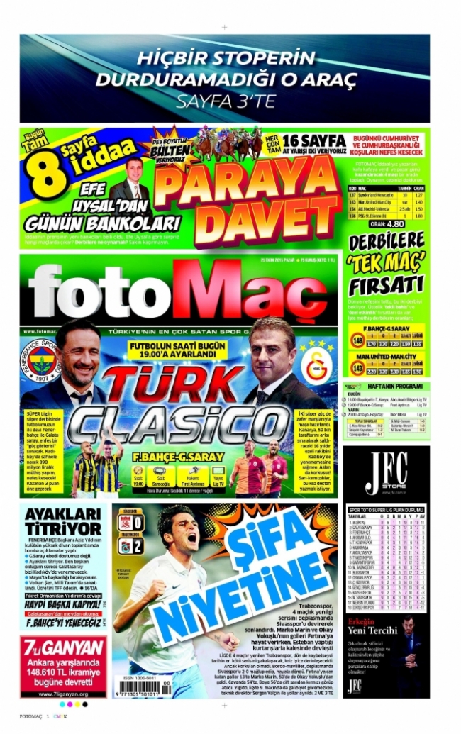 Türkiye dev derbiye kilitlendi 11