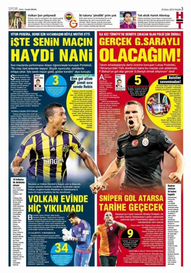 Türkiye dev derbiye kilitlendi 14