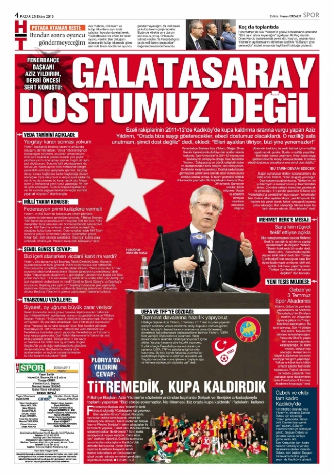 Türkiye dev derbiye kilitlendi 7