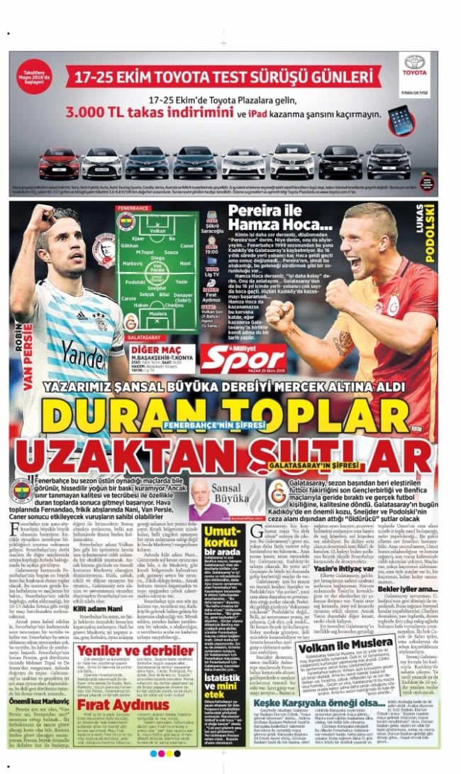 Türkiye dev derbiye kilitlendi 17