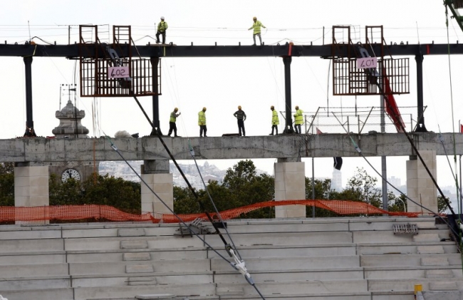 Vodafone Arena yükseliyor 9
