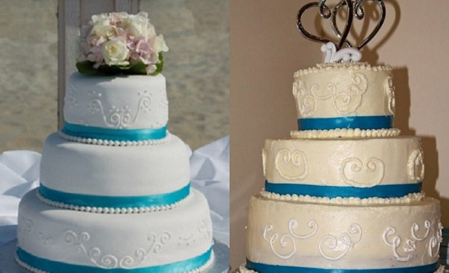 Düğün pastasına benzemeyen düğün pastaları 1