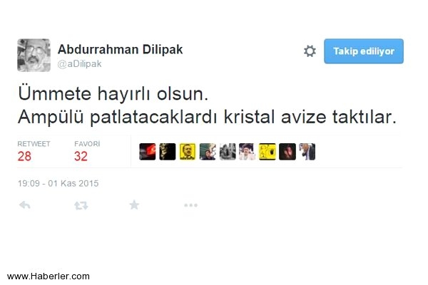 Türkiye'nin önde gelen isimleri 1 Kasım için neler yazdı? 4