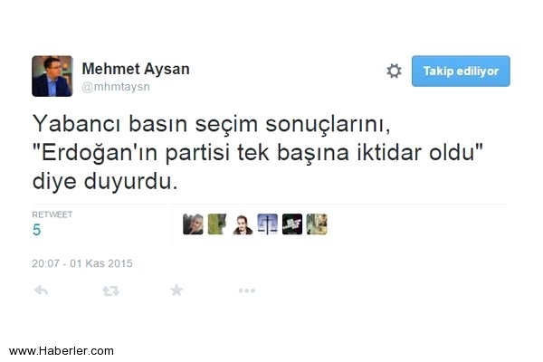 Türkiye'nin önde gelen isimleri 1 Kasım için neler yazdı? 5