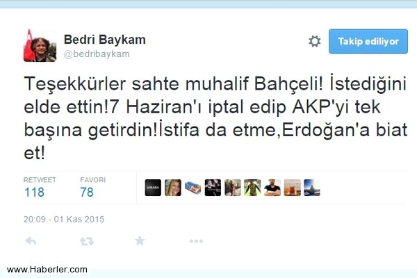 Türkiye'nin önde gelen isimleri 1 Kasım için neler yazdı? 7