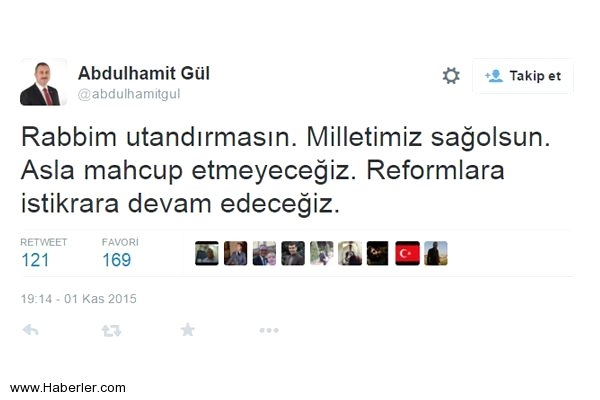 Türkiye'nin önde gelen isimleri 1 Kasım için neler yazdı? 8