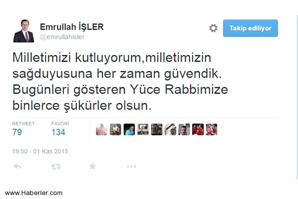 Türkiye'nin önde gelen isimleri 1 Kasım için neler yazdı? 11