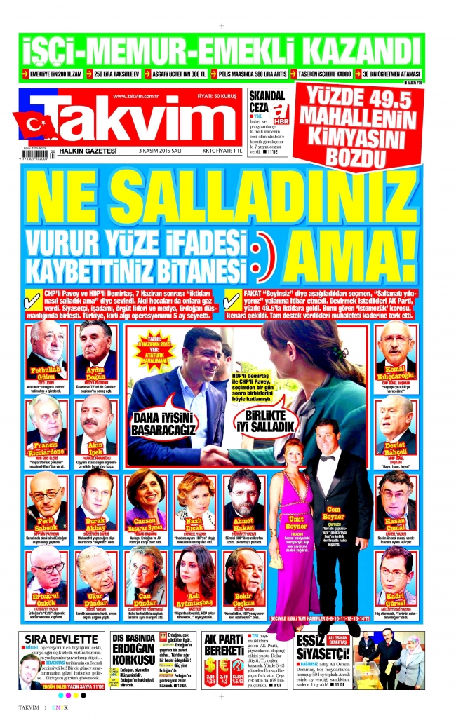 3 Kasım gazete manşetleri 21