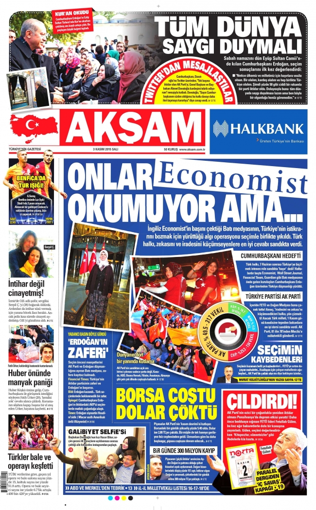 3 Kasım gazete manşetleri 23