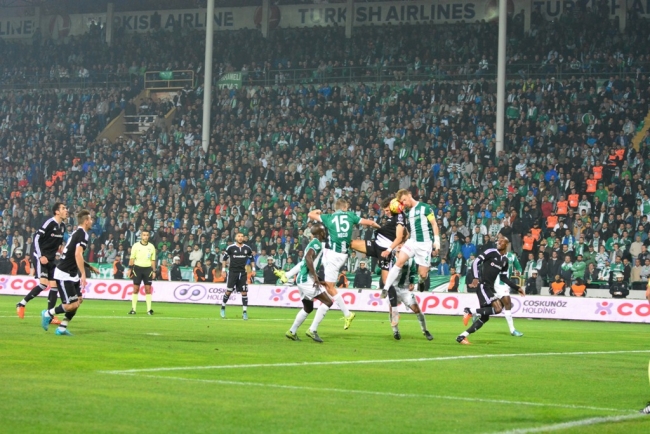 Bursaspor Beşiktaş maçı nefes kesti 4