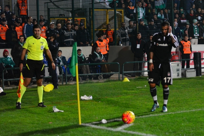 Bursaspor Beşiktaş maçı nefes kesti 11