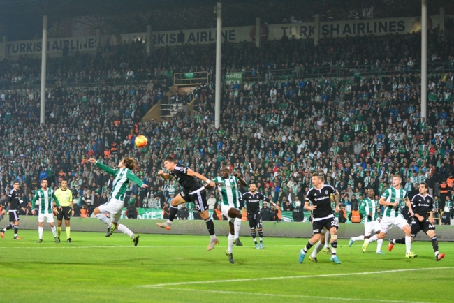 Bursaspor Beşiktaş maçı nefes kesti 13