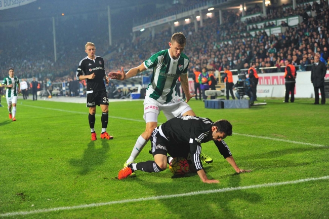 Bursaspor Beşiktaş maçı nefes kesti 10
