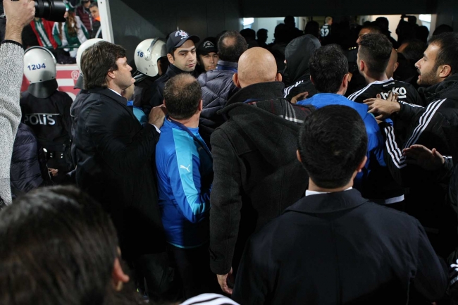 Bursaspor Beşiktaş maçı sonrası gerginlik 5