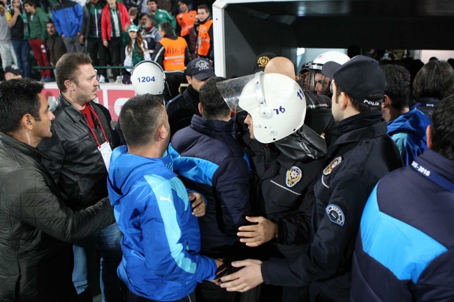 Bursaspor Beşiktaş maçı sonrası gerginlik 8