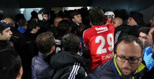 Bursaspor Beşiktaş maçı sonrası gerginlik 1