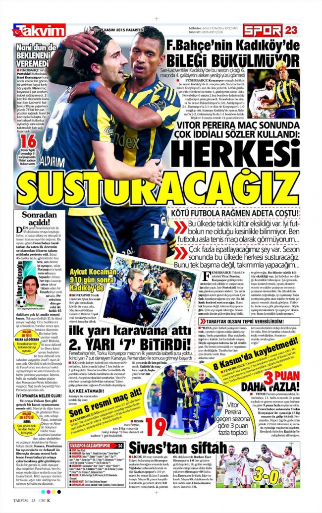 Pereira: Herkesi susturacağız 22