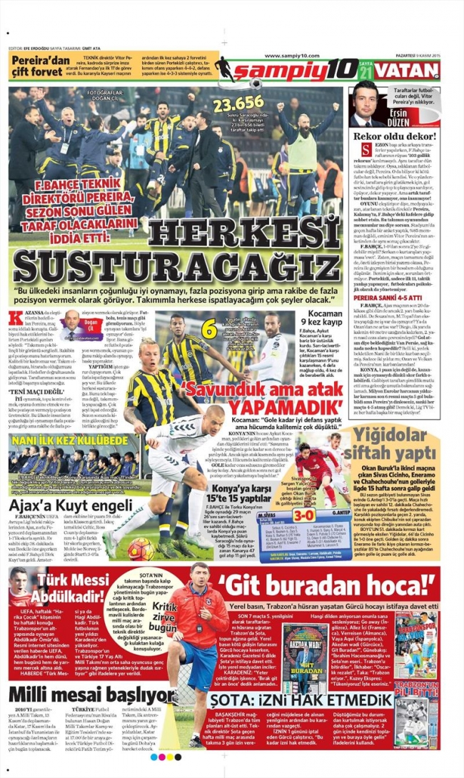 Pereira: Herkesi susturacağız 8