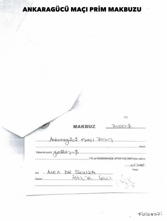 Fenerbahçe Alex'in imzalarını paylaştı 6