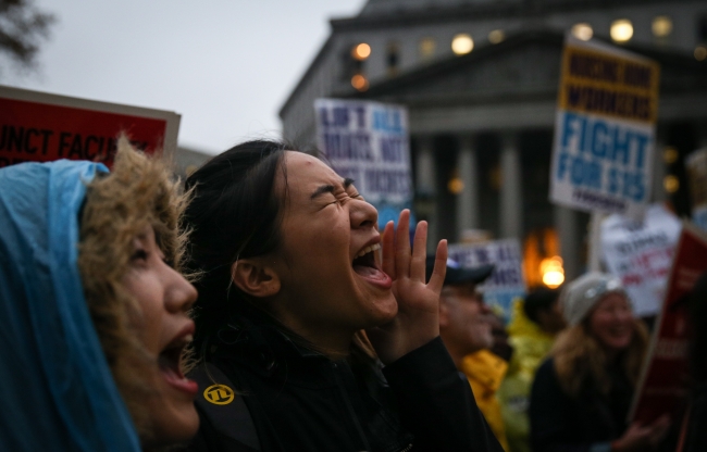 Amerikalı işçiler asgari ücret zammı için sokakta 4
