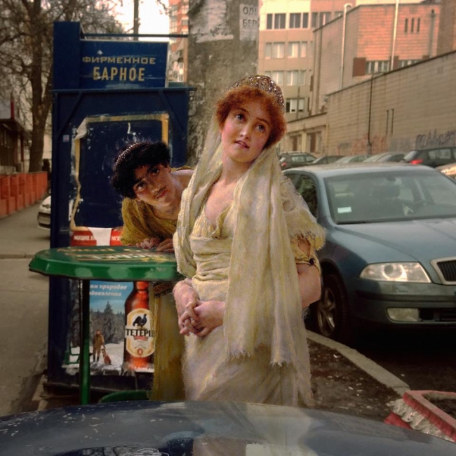 Klasik resimlerin karakterleri aramıza girdi! 2