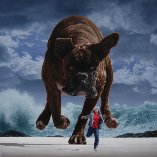 Sürreal dünyayı gerçekmiş gibi yansıtan büyüleyici tablolar 1