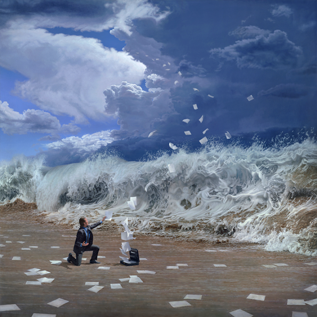 Sürreal dünyayı gerçekmiş gibi yansıtan büyüleyici tablolar 4