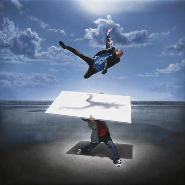 Sürreal dünyayı gerçekmiş gibi yansıtan büyüleyici tablolar 6